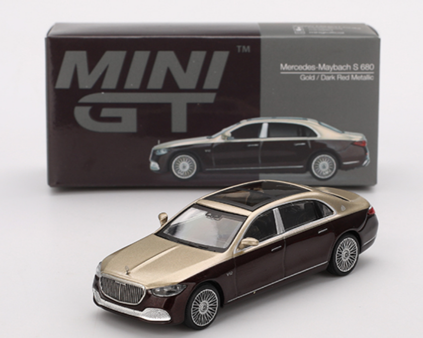 MERCEDES-MAYBACH S 680     Gold/Dark Red Metallic