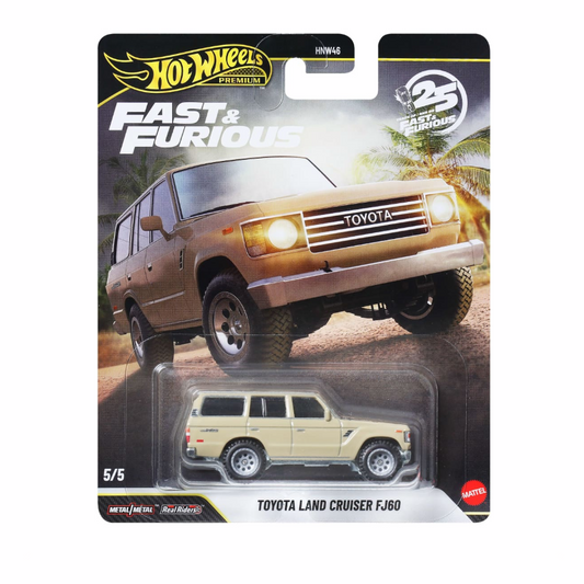 Hot Wheels Premium Fast & Furious Toyota Land Cruiser FJ60