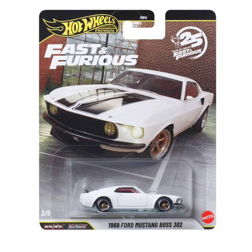 Hot Wheels Premium Fast & Furious 1969 Ford Mustang Boss 302