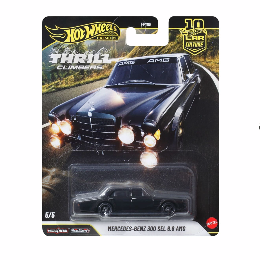 HOT WHEELS PREMIUM CAR CULTUR-MERCEDES-BENZ 300 SEL 6.8 AMG